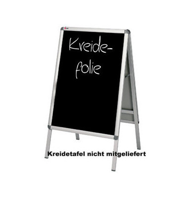 Kreide-Ersatzschutzfolie 1902436 für Kundenstopper A1 schwarz