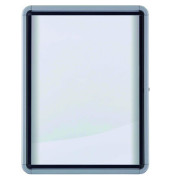 Schaukasten Premium Plus 1902560, 9xA4, weiß/grau, magnetisch