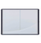 Schaukasten Premium Plus 1902570, 12xA4, weiß/grau, magnetisch