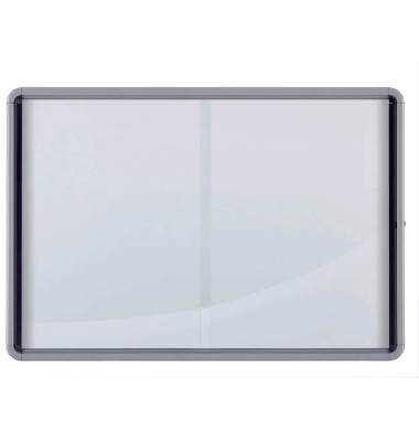 Schaukasten Premium Plus 1902570, 12xA4, weiß/grau, magnetisch