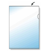 Sichthüllen Top Quality 21780090, A4, glasklar glatt, oben & rechts offen, 