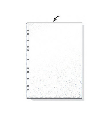 Prospekthüllen Essential 22464490 Standard, A4 glasklar glatt, oben offen