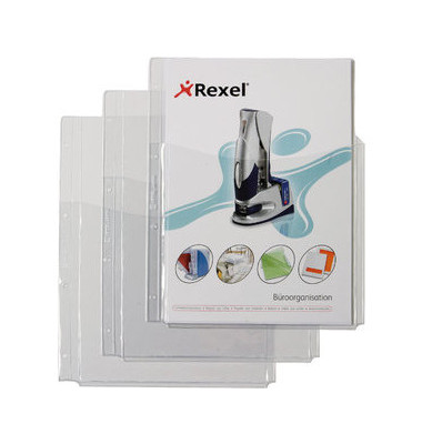 Prospekth&uuml;llen Maxi 22679490, A4 transluzent genarbt, oben offen, 0,18mm