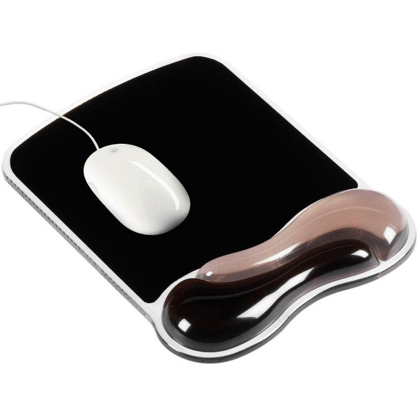 0636638006215 - Mauspad mit Gelkissen Duo Belüftungskanäle Memoryfunktion B 238 x T 337 x H 38 mm schw-grau