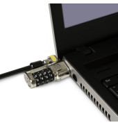 ClickSafe Kombinationsschloss Stahlkab f.Notebooks 1,8m