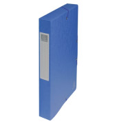 Heftbox Exabox 50402E, A4 blau, 4cm F&uuml;llh&ouml;he, Karton 600g