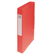 Heftbox Exabox 50405E, A4 rot, 4cm F&uuml;llh&ouml;he, Karton 600g