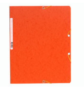 Eckspannmappe 5564E, A4 orange Karton 400g