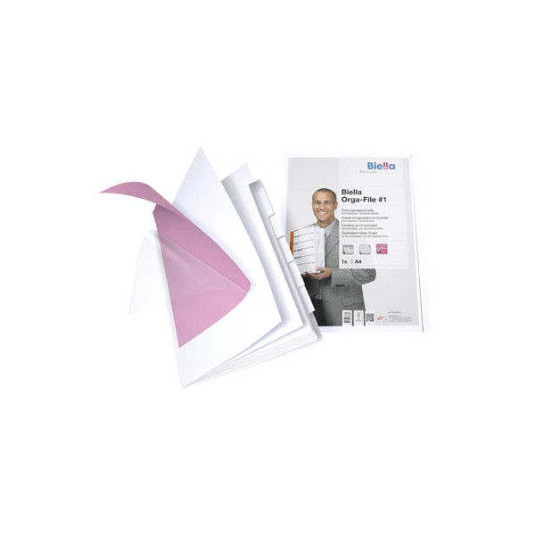 7611365367689 - Präsentations-Ordnungsmappe Orga-File 032440601 6-teilig blanko weiß A4 6 Fächer 7611365367689 Biella