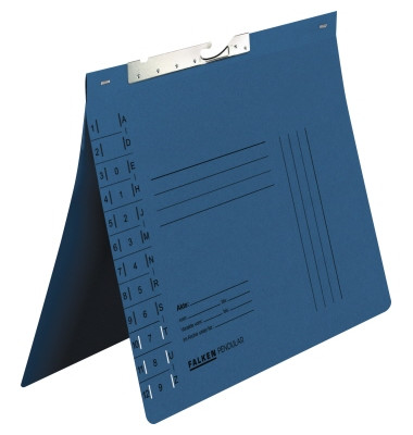 Pendelhefter 15033672, A4 blau Karton 320g