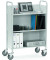 Bürowagen m.3 Etagen 4 Räder l.grau 1218x320mm b.150kg