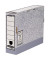 Archivbox System 1080001, A4, grau/weiß, Recyclingkarton