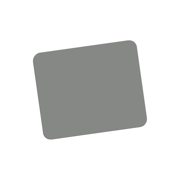 0077511297021 - Economy Mousepad Rubber Sponge Backing and Non-slip Base Grey