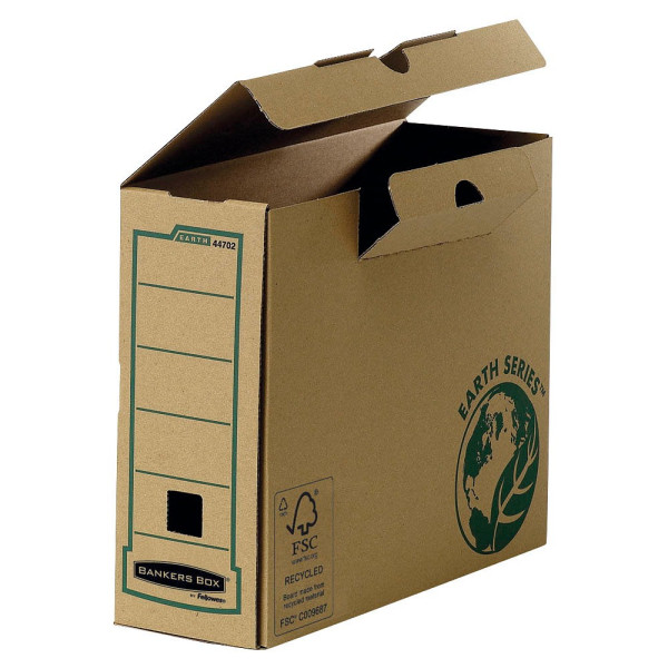 0043859577811 - Archivbox Earth Series 4470201 A4 braun innen 315x10x25cm (TxBxH) Karton 0043859577811 Fellowes