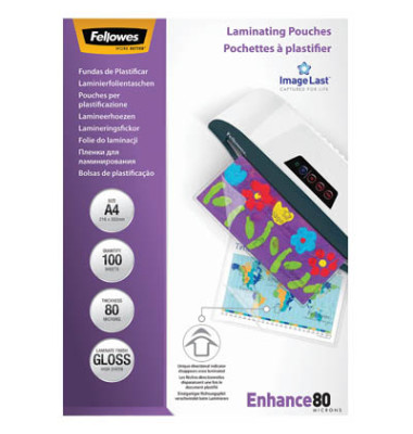 Laminierfolien Enhance80 ImageLast 5306114, A4, 216x303mm, glänzend