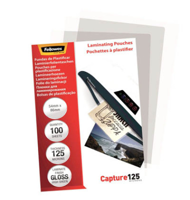 Laminierfolien Capture125 5306302, Karten, 54x86mm, 125mic x2, glänzend