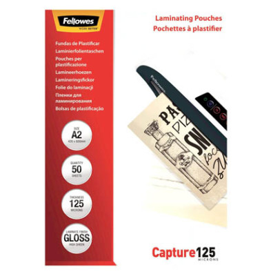 Laminierfolien Capture125 5309302, A2, 428x594mm, glänzend