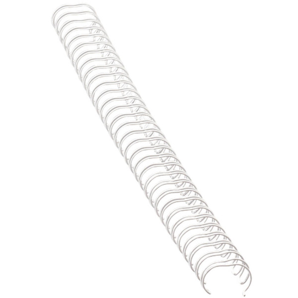 0077511532153 - Drahtbinderücken Format 6 mm 100 Stück f 34-Loch-Drahtbindegeräte weiss 100 Stück