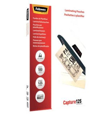 Laminierfolien Capture125 5328502, A4, 216x303mm, matt