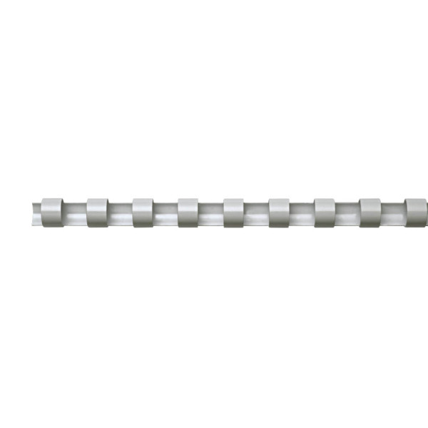 0077511534669 - Plastikbinderücken 5346604 weiß US-Teilung 21 Ringe auf A4 14mm 0077511534669 5346604 100 Stück