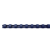 Plastikbinderücken 5347106 blau US-Teilung 21 Ringe auf A4 16mm