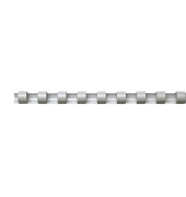 Plastikbinderücken 5347405 weiß US-Teilung 21 Ringe auf A4 19mm