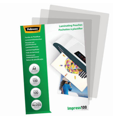 Laminierfolien Impress100 5351111, A4, 210x297mm, glänzend