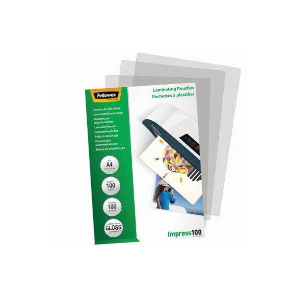 0077511535116 - Laminierfolien Impress100 5351111 A4 210x297mm 100mic x2 glänzend 0077511535116 100 Stück