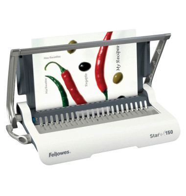 Plastikbindegerät Star+150 gr/sw f.150Bl A4 manuell
