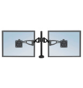Monitorständer Dual verstellb. schwarz f.2 Monitore