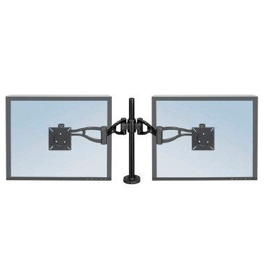 Monitorständer Dual verstellb. schwarz f.2 Monitore