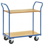 Tischwagen 1602 Ladefläche 1000x600mm, 2 Lenk- und 2 Bock-
