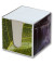 Zettelbox 9914, 9,5x9,5x9,5cm, 4-farbig sortiert, REC Papier, inkl.: 650 Notizzettel