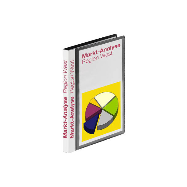 4250037423938 - Sichtbuch 25025-30 schwarz A5 mit 20 Hüllen Polypropylen (PP) 4250037423938 FolderSys