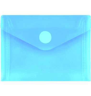 Dokumententasche 40117 A7 blau/transparent