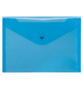 Dokumententasche 40912 A5 blau/transparent