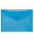 Dokumententasche 40912-44, A5, transparent blau, Kunststoff, Druckknopfverschluss