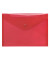 Dokumententasche - 40912-84, A5 quer, transparent rot, Polypropylen (PP), Druckknopfverschluss