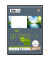 Notizblock 03654820 Green, kariert, A5, 70g, grau, 48 Blatt