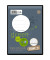 Notizblock 03664820 OE, kariert, A6, 70g, violett, 48 Blatt