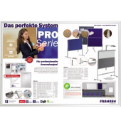 Plakat-Klapprahmen Security, BS1905, silber, A0, Aluminiumrahmen