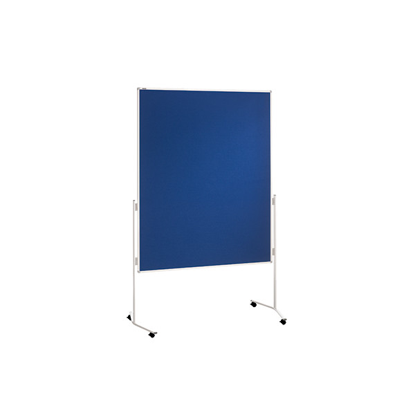 4016946186674 - Moderationstafel Eco ECO-UMTF 03 120x150cm Filz + Filz (beidseitig) pinnbar mit Rollen blau + blau 4016946186674 Franken