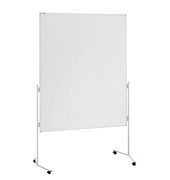 Moderationstafel Eco ECO-UMTKR, 120x150cm, Karton + Karton (beidseitig), pinnbar, mit Rollen, weiß + weiß