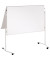 Moderationstafel Eco ECO-UMTK-G, 120x150cm, Karton + Karton (beidseitig), pinnbar, klappbar, mit Rollen, weiß + weiß