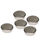 Haftmagnet HM30CR/5, Rund, 30mm &Oslash;, silber, 21000g