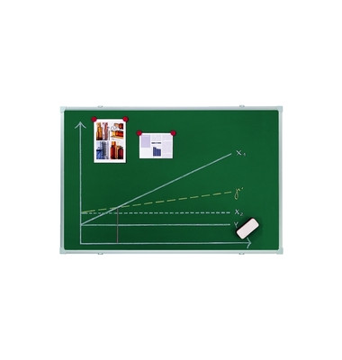 Kreidetafel X-tra!Line, KR3505, 180x120cm, Aluminiumrahmen