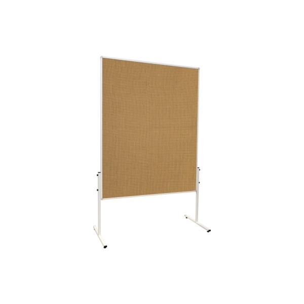 4016946221832 - Moderationstafel U-Act! Line 120x150cm Jute + Jute (beidseitig) pinnbar braun + braun 4016946221832 Franken