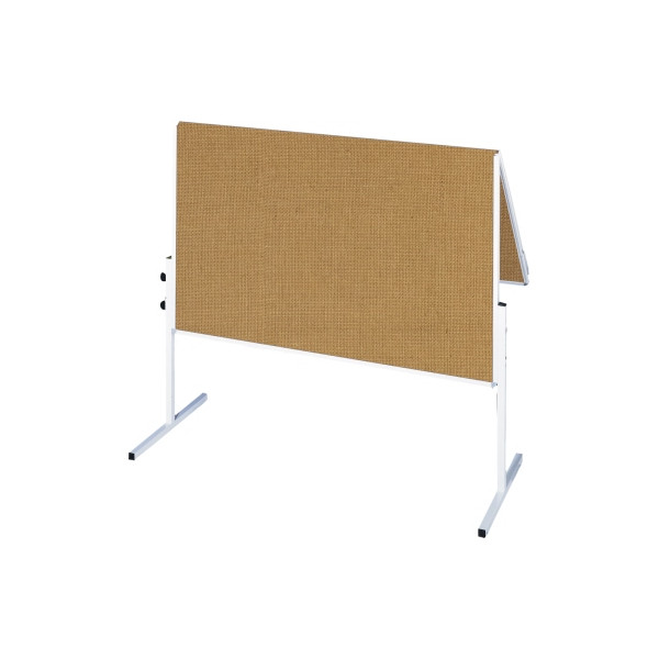 4016946222075 - Moderationstafel U-Act! Line 120x150cm Jute + Jute (beidseitig) pinnbar klappbar braun + braun 4016946222075 Franken