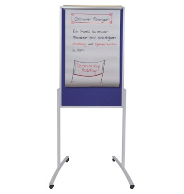 Kombistellwand PRO Mobil, MTF801303, 76x121cm, lackiert, Aluminium Kombistellwand PRO Mobil, MTF801303, 76x121cm, lackiert, Aluminium