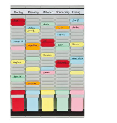 Steckplantafel PV-SET 1 mit 5 Trägern à 20 Fächer 31,5 x 49cm